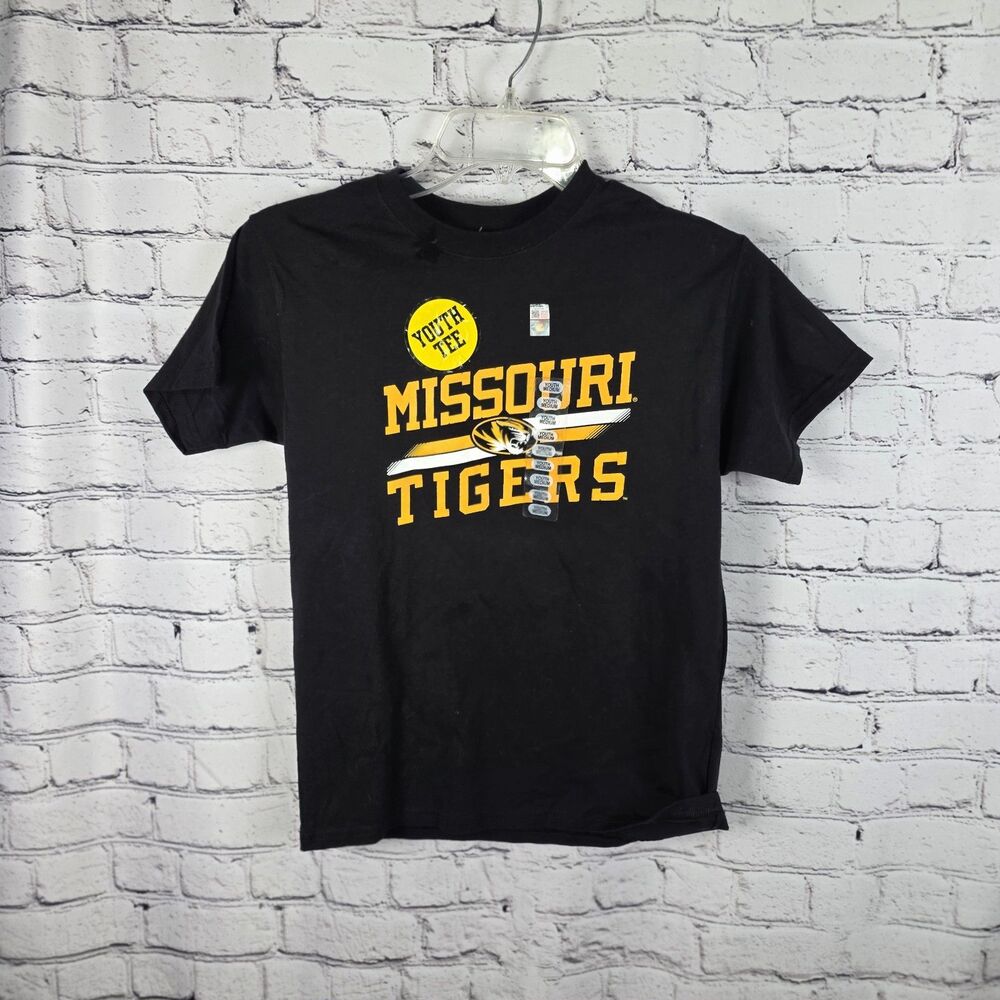 Missouri Tigers Youth Medium Black Short Sleeve T-Shirt